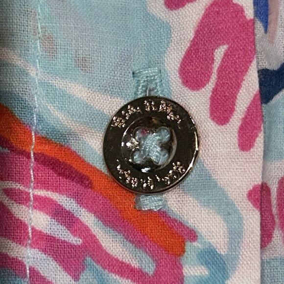 Womans Lilly Pulitzer Jupiter Island Tunic SHELL ME ABOUT IT  XXSMALL - Picture 6 of 9
